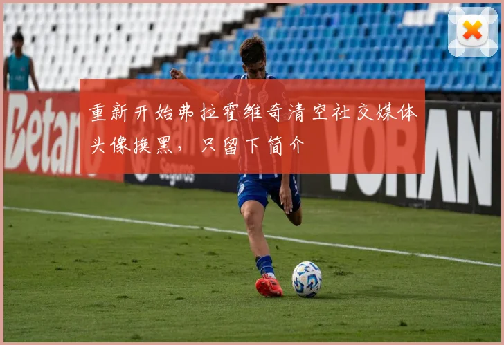 重新开始弗拉霍维奇清空社交媒体头像换黑，只留下简介